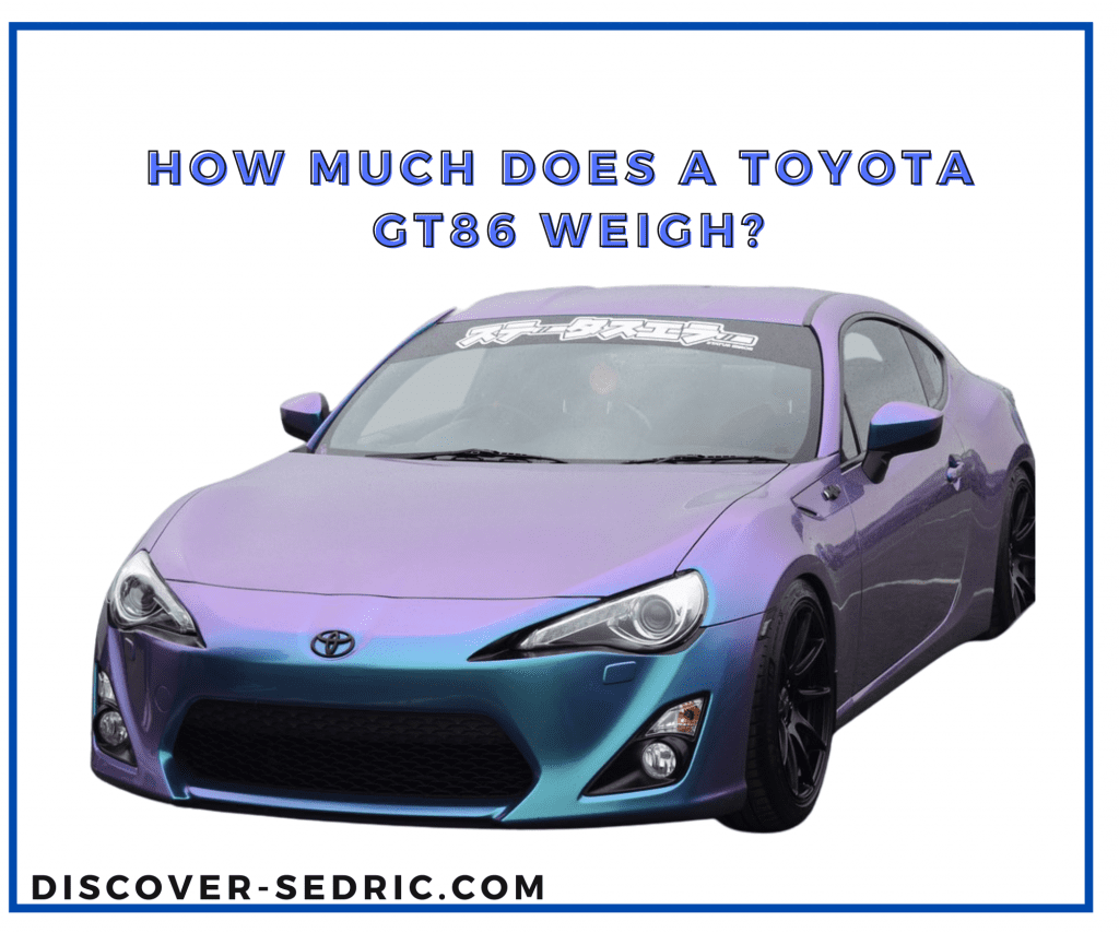 How Much Does A Toyota GT86 Weigh