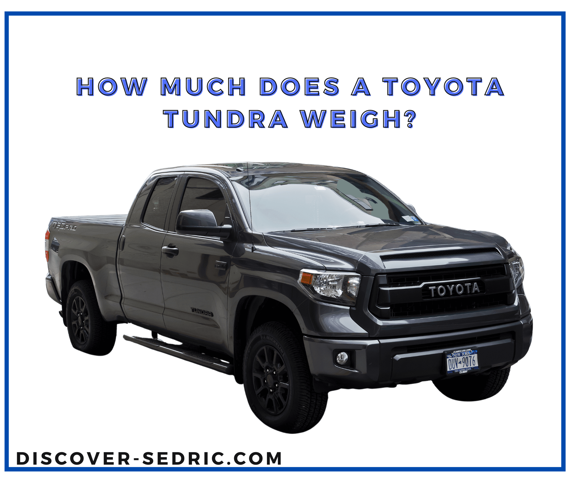 Toyota Tundra weigh