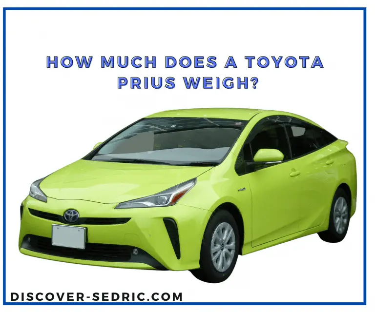 How Much Does A Toyota Prius Weigh? [Answered]