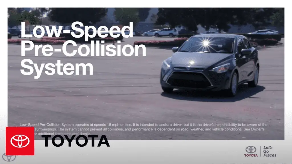 Toyota's LOW-SPEED PRE-COLLISION