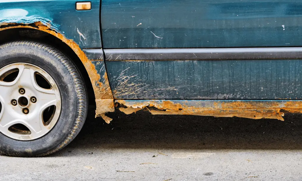 Rust on a Toyota Tacoma