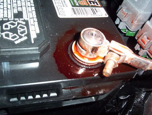 Battery corrosion