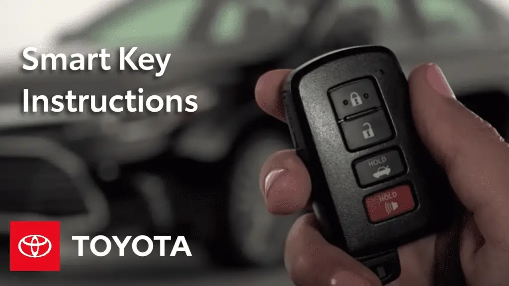 Toyota keyless entry system