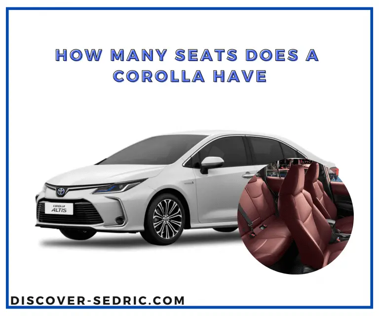 How Many Seats Does A Corolla Have? [Answered]