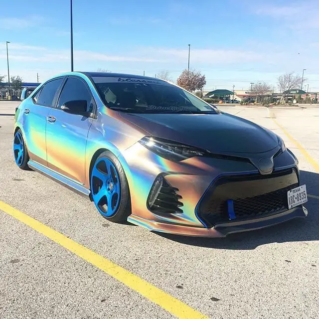 Corolla vinyl wrap